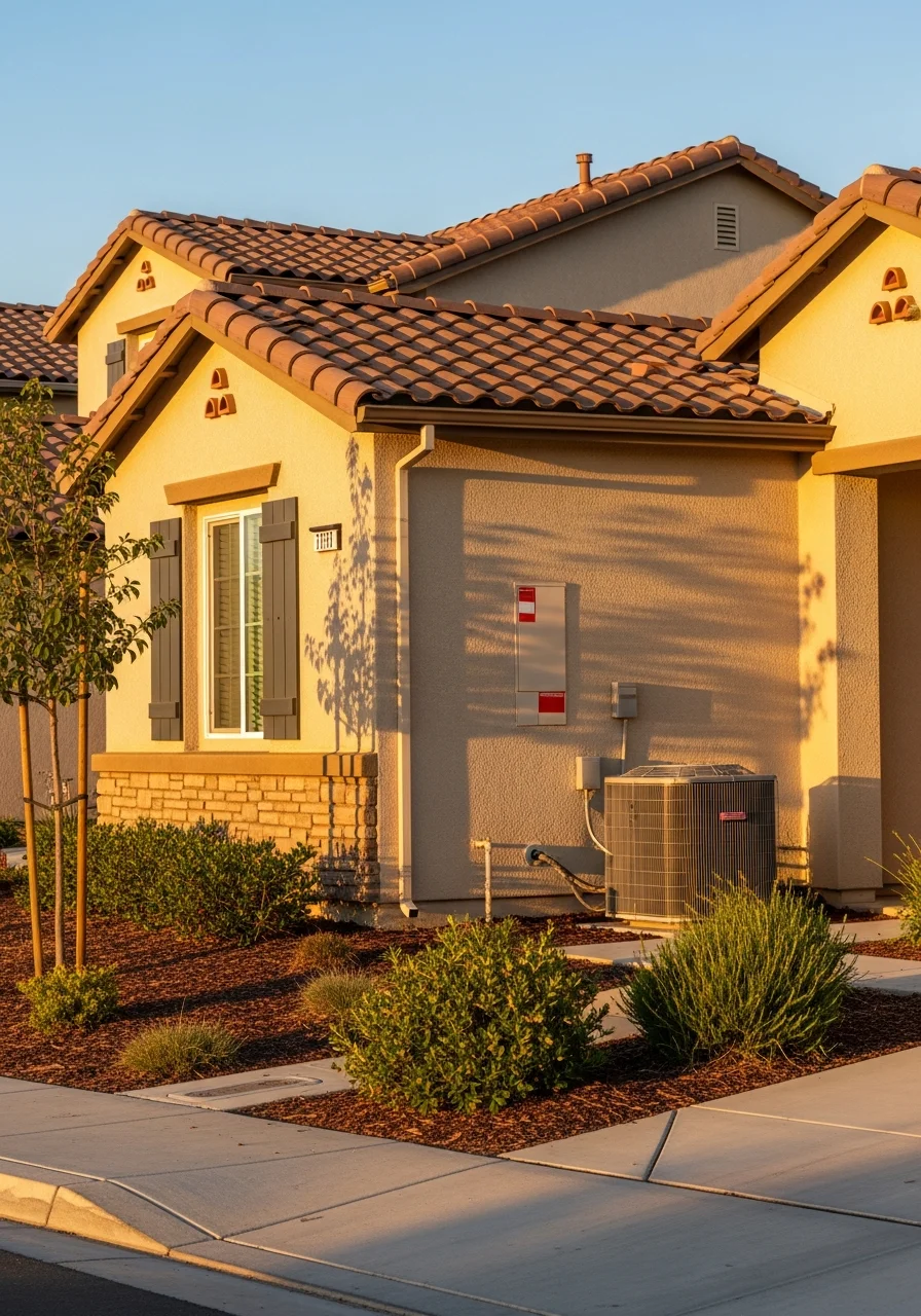 Murrieta home exterior detail showing typical property condition and landscape maintenance.